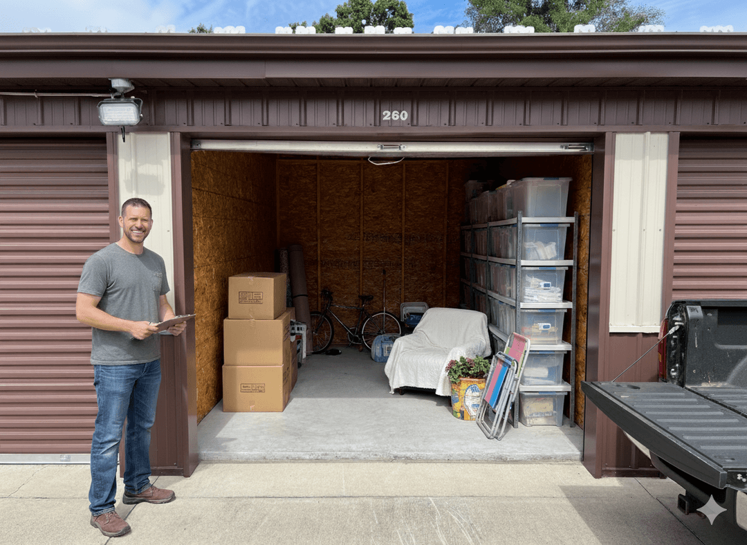 Happy Cedar Knoll Self Storage customer